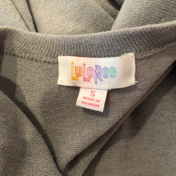 LuLaRoe Long Grey Cardigan - Picture 3 of 3